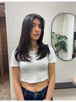 アンドリルム 梅田(&Lillme)&nbsp;ハッシュカット毛流れレイヤースタイル