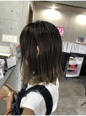 暗髪ハイライト