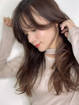 カバーヘア ブリス 大宮西口(COVER HAIR bliss) ふんわりロングヘア/透明感/ココアブラウンシースルーp大宮