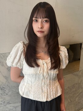 アクシス 栄店(`AXIS) イメチェン/ピンクベージュ/アンブレラカラー/前髪/栄矢場町