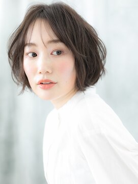 ドクターズ サロン ラブ(Dr's Salon LAB) ニュアンスパーマ暗髪ブリーチなし耳掛けロブt古河30代40代