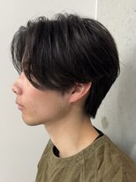 ガーデンタチカワネクスト(garden tachikawa next) 大人男子センターパートウルフ毛流れニュアンスパーマ20代30代