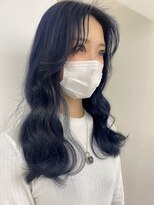 テーラヘアー 石岡店(TELA HAIR)&nbsp;オルチャンヘア・ブルーブラック・艶髪