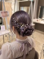 ヘアセットサロンコト(Hair Set Salon KOTO) シニヨンヘアアレンジ