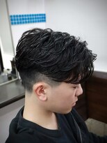 ジーク 山下本店(ZEAK)&nbsp;シャドウパーマ/毛流れマッシュ/韓国風/バロックパーマ
