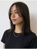 大人ヘルシーなミディ20代30代40代◎前髪あり小顔ロブ大宮