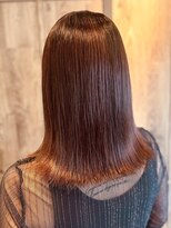 ナフィ バイ エイム 町田店(Nafie by eim) クオライン縮毛矯正で叶える艶髪ミディ/毛先まで美しくまとまる