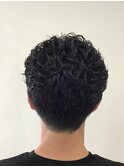 ツーブロック   ハードパーマスタイル