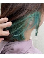 クローバー(CLOVER)&nbsp;インナーカラー×爽やかグリーン♪