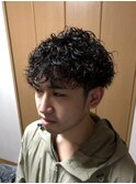 マッシュツイストスパイラルパーマ<ヒロ銀座/メンズ/理容室>