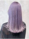 アイスラベンダー_チェリーブラウンフェミニンロング_ba402801