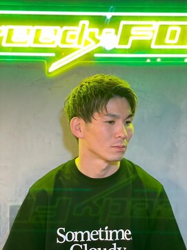 グリーディーフォックス 代々木(Greedy FOX) アップバング/ツーブロックマッシュ/束感/波巻き[シェービング]