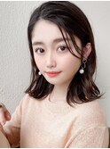 大人可愛いイメチェン似合わせびれヘア/ショコラアッシュ/新宿