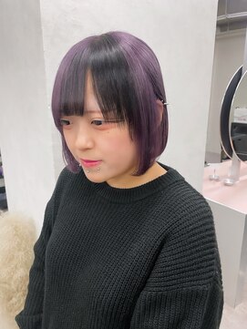 ティント 梅田(Tint) 【Fumina】ラベンダー×ブラック《大阪梅田駅》