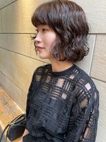 テテコケット(tete coquette)&nbsp;【若松 詩季】大人ボブ/ニュアンスパーマ/ブリーチなしカラー