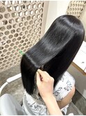 艶カラー×髪質改善トリートメント