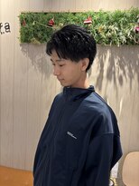 メンズ束間マッシュスタイル