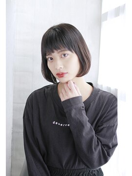 アウラ(Aula by marbles) 顎ラインボブ/暗髪/ボブ[横浜]