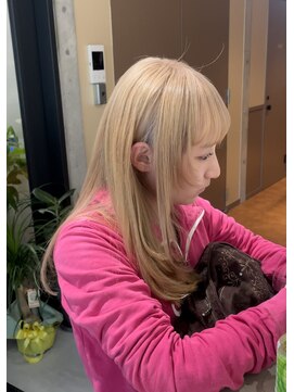 シアン 大須店(CYAN.) パーマヘアからブロンドに変身♪