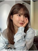 ふんわりバングサイドレイヤー