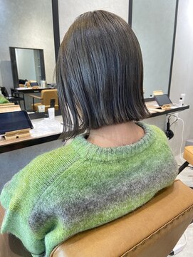 グロー 大宮(GLROW) 前髪顔まわりボブレイヤーボブ顔まわり縮毛矯正haruhi