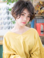 カバーヘアアンドスパ ブリス 浦和(COVER HAIR&SPA bliss)&nbsp;くせ毛風カール前下がり大人ボブパーマh4浦和20代30代40代