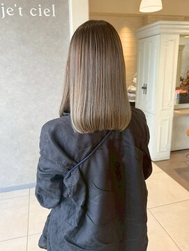 オブジェ シエル(obje't ciel) 【obje't ciel】髪質改善/アッシュグレージュ【佐藤早希】