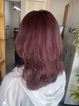 アウラヘアーサロン(aura hair salon) カシスレッド