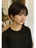 黒髪ショート
