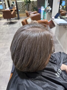 ヴィコロ(vicolo) 白髪ぼかし/グレイヘアー/グレー/50代