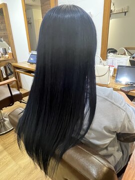 ボーダー(Border) うるツヤネイビーブルーブラック