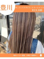 ネリネ(Nerine)&nbsp;【人気No3】カット+ハイライト+艶カラー+ケアトリートメント