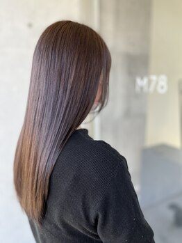 エムナナジュウハチ(M78)の写真/ダメージヘアでお悩みの方必見☆髪の状態に合わせたオーダーメイドの施術で理想の美フォルムに♪