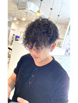 メンズ×シャドウパーマ