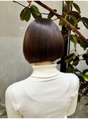ぱつっとミニボブ