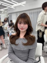 アマトウキョウスマートサロン(AMA TOKYO×Smart Salon)&nbsp;韓国スタイル/ナチュラルくびれヘア_くびれ巻き_透明感カラー