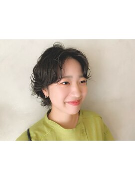 イロドリ ヘアーデザイン(IRODORI hair design) IRODORI  ウルフショートパーマ　【谷口由希子】