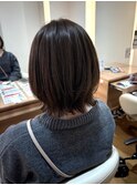 オリーブベージュ/レイヤーボブ