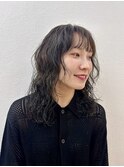 くしゃっと質感パーマ◎