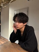 メンズココ メンズパーマ 韓国ヘア 日本橋店(MENS COCO)&nbsp;ツイストスパイラル センターパート