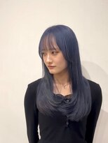 ヴァンキャトル デニム(vingt_quatre denim)&nbsp;ワンブリーチでできる寒色系カラー☆