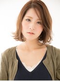 【CALME】切りっぱなしミディアムスタイル