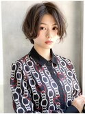 《Agu hair》ふわっと軽カールショートボブ