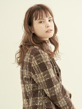 エンタク 新宿三丁目店(enntaku) リッジウェーブ×シルキーベージュ エアリーミディ