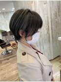 【西村佳己】大人ハイライトショート