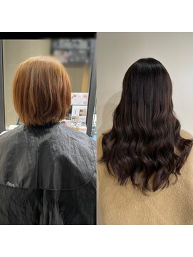 ビーヘアサロン(Beee hair salon) シールエクステ90枚(本)/安部郁美