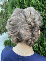 アオゾラヘアー フジサキグウ(AOZORA HAIR FUJISAKIGU) ☆フレンチガーリー☆ お団子_大人ツインアレンジ
