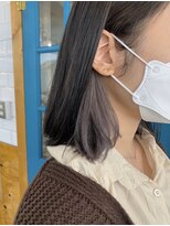 デイズ(DAYS)&nbsp;＊【DAYS】ポイントイヤリングカラー×ラベンダーグレージュ＊