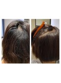 美髪矯正　丸みショート