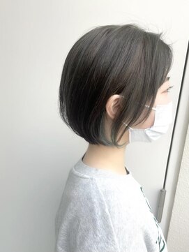 アルクバイネオリーブ 荻窪店(arc by neolive) インナーカラーターコイズグリーン×ショートボブ☆